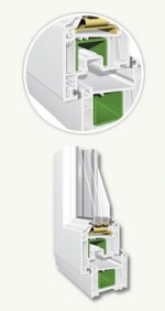 Tamplarie PVC seria 3 camere