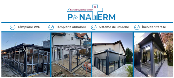 Producător tâmplărie termoizolantă, sisteme de umbrire şi închideri cu sticlă