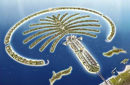 Insula sub forma de palmier din Dubai