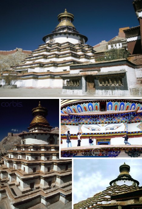 Arhitectura manastirii Palkhor, Tibet