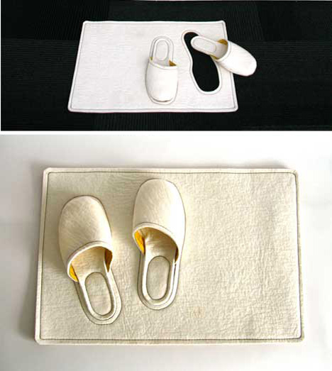 Covorul pentru papuci